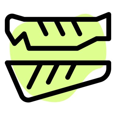 Steak of trout saved for meal.