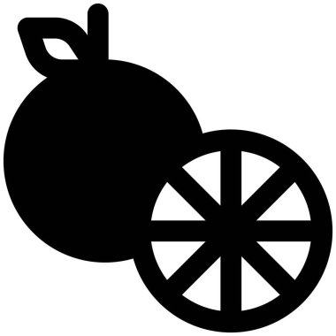 Orange, rich source of vitamin c.