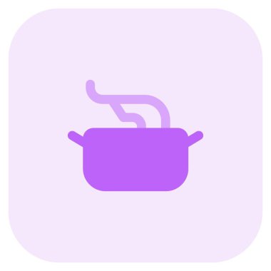 Fried shrimp served in pot as meal