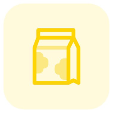 fresh milk kept in a carton.