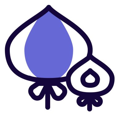 Onions used to flavour the meal.