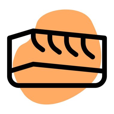 Steak of salmon for meal preparation