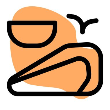 Delicious seafood mussels with sauce and parsley.