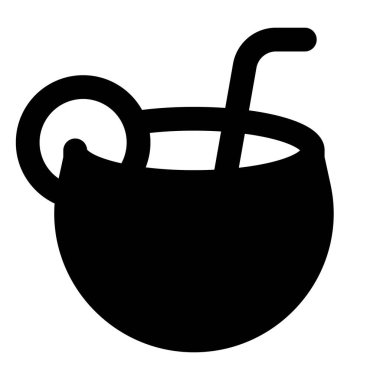 Fresh flavored coconut water lemonade.