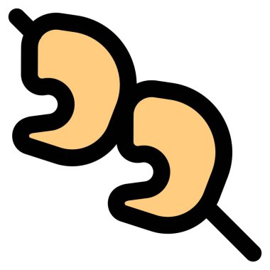 Shrimp skewered and ready for the grill