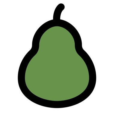 Ripe large seed fruit, avocado.