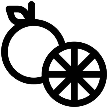 Orange, rich source of vitamin c.