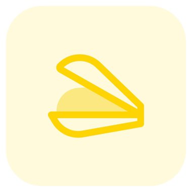 Closeup of fresh uncooked mussel.