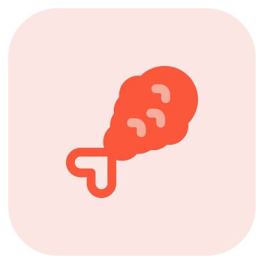 Barbecued shrimp served as appetizer