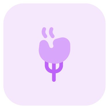 Hot steamed shrimp eaten with fork