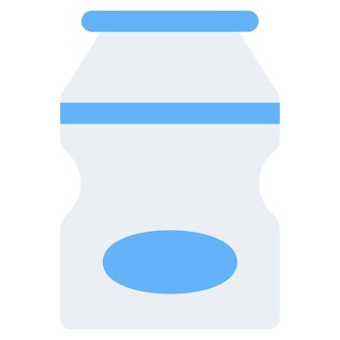 A sealed bottle of fermented milk.