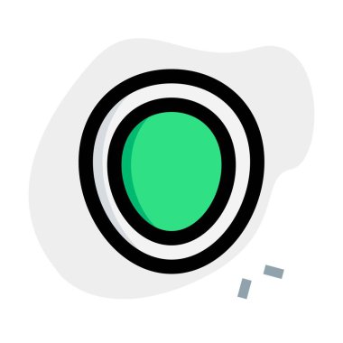 A half shell of coconut.