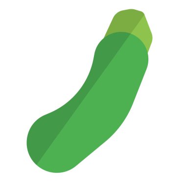 Raw zucchini used for salad preparation