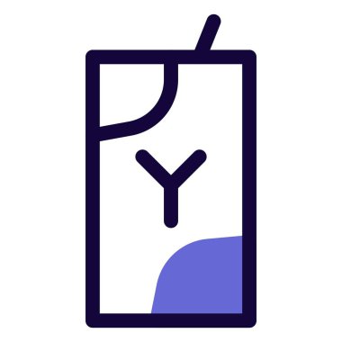 Yummy yogurt drink in throwaway packaging