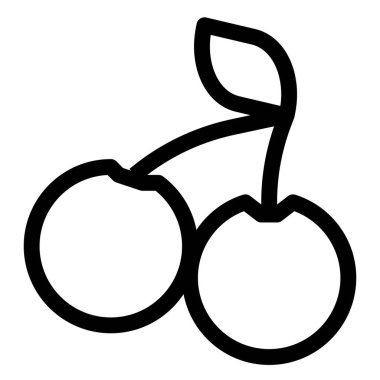 Cherries, juicy fleshy drupe fruit.