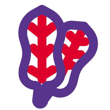 Bundle of green spinach leaves.