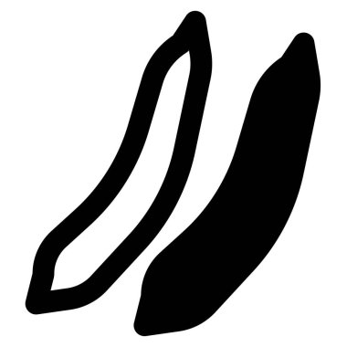 Pair of healthy fresh beans.