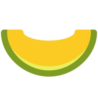 Slice of fresh juicy melon.