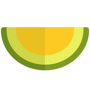 Fresh slice of melon or honeydew.