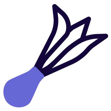 Spring onion often consumed in salads