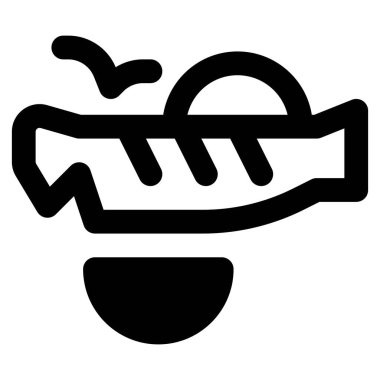 Stuffed trout served with dip