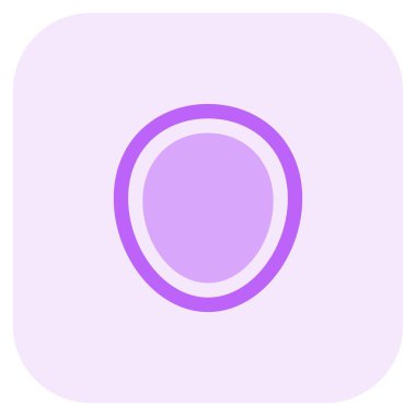 A half shell of coconut.