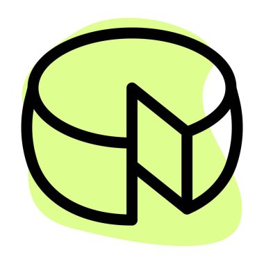 Delicious cheesecake with slice cut out.