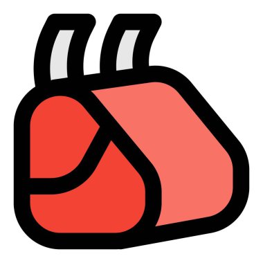 Ribs, a lean cut of lamb meat.