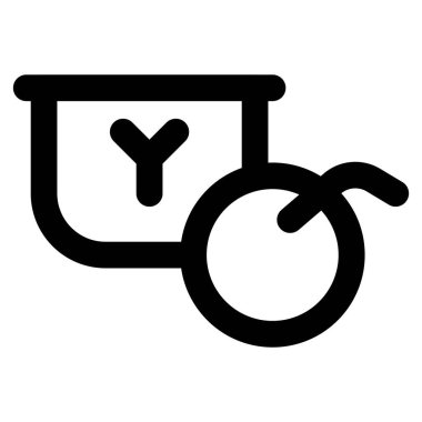 Frozen yogurt mixed with cherry.