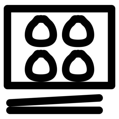 Chinese dish nikuman served with chopsticks.