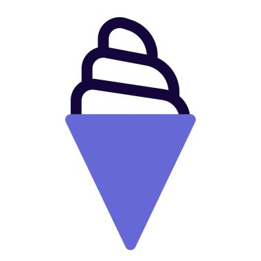 Yummy twisted soft serve ice cream.