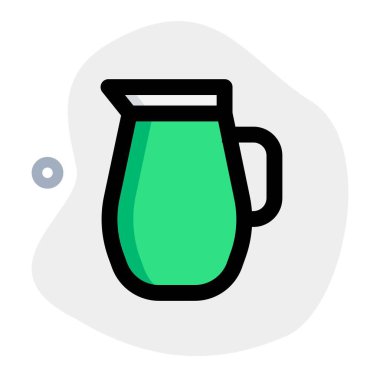 A jug containing rich healthy milk.