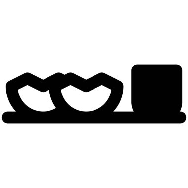 Panipuri served with spicy water.