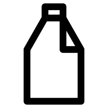 Milk stored in torn off package