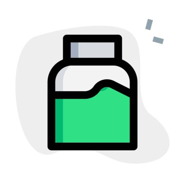 Milk caramel stored in sealed jar