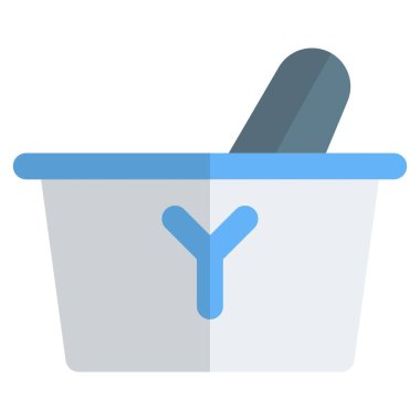 Cup of creamy yogurt with spoon