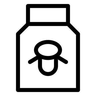 Air tight container filled with sheep milk powder