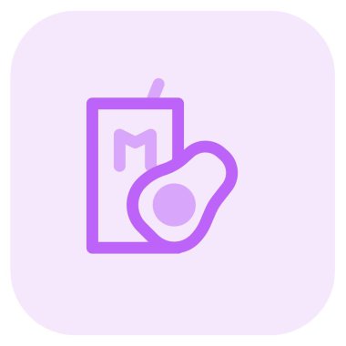 Deliciously nutritious avocado milk carton