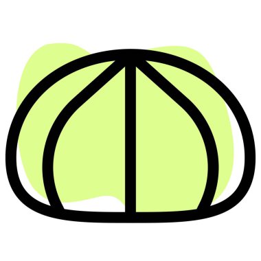 Baked milk in pumpkin shaped pudding