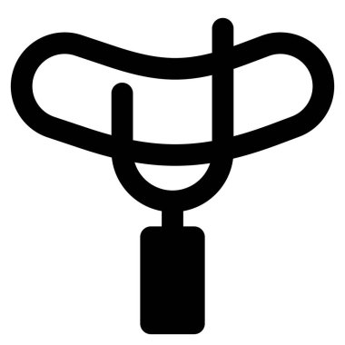 Delicious currywurst pork sausage on fork.