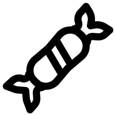 Isolated wrapped butterscotch milk candy.