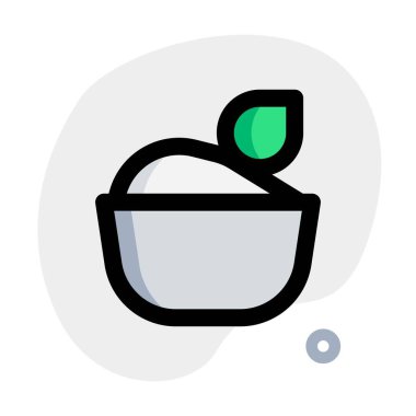 Garnished yogurt served in bowl