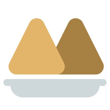 Samosas served hot as appetizer