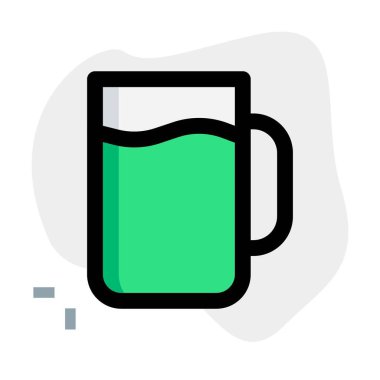 A mug of milk enriched with calcium