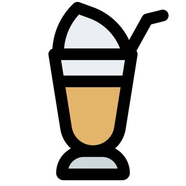 Popular whipped ice cream float dessert.