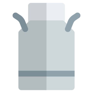 Air tight container filled with milk.