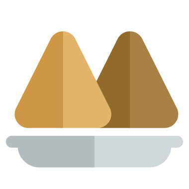 Samosas served hot as appetizer