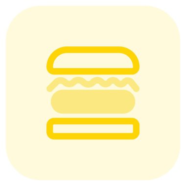 Spicy patty burger loaded with veggies