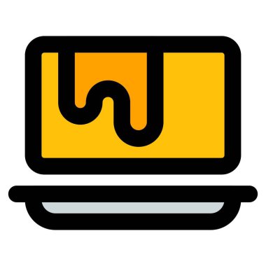 Delicious butter melting in pan