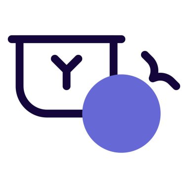 Fresh orange yogurt in sealed packaging